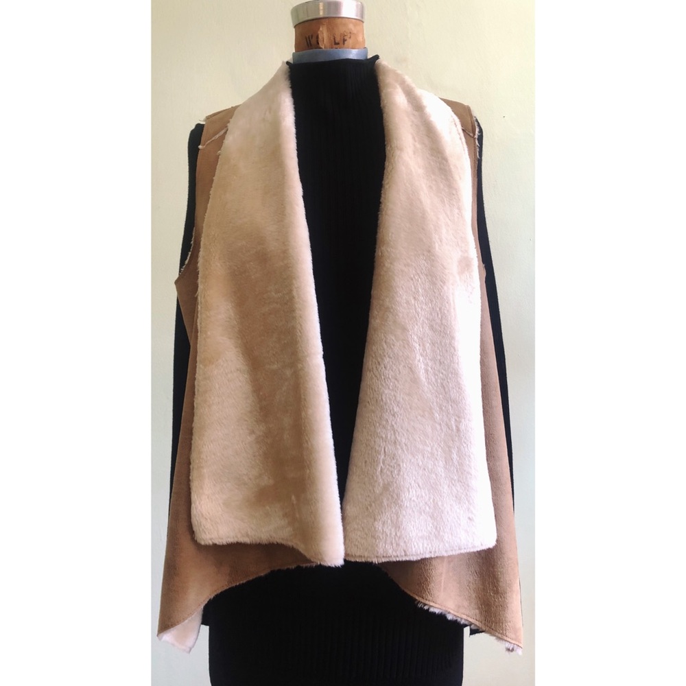 Calvin Klein Faux Shearling Vest